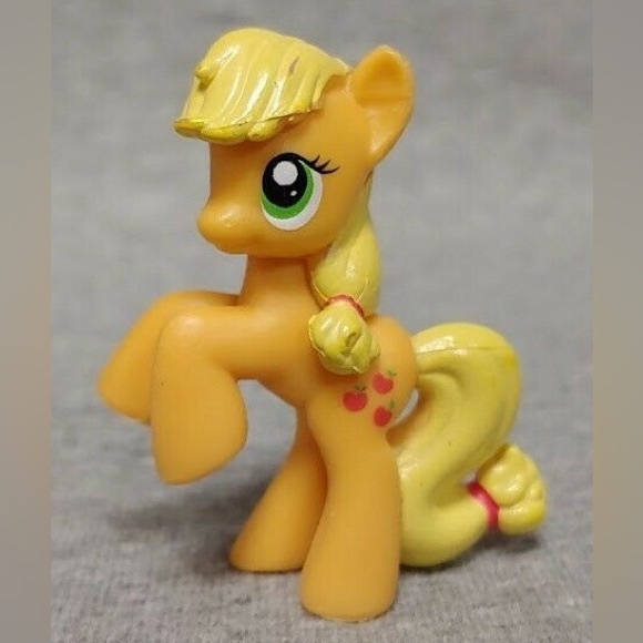 4 ponies Pink, Purple, Yellow and Orange Pony Figure Set - Kids Toys - Picture 9 of 16